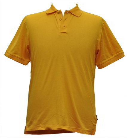  gold polo shirt